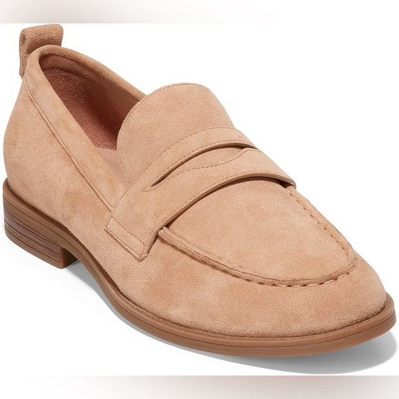 Cole Haan - Womens Suede Penny Loafers. New size 7 - Picture 1 of 5